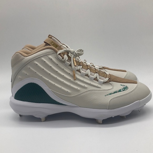 Mens Nike Griffey 2 White/Tan/Green DZ4637-001 NWOB - Picture 2 of 5
